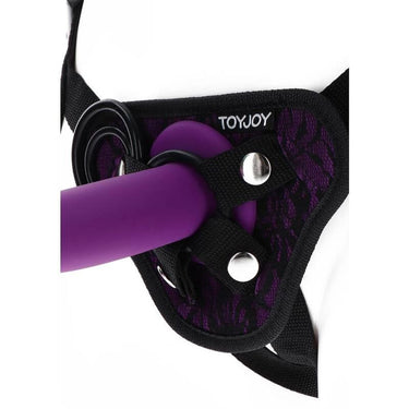 Imbracatura Strap-On Morbida con Cuscino Imbottito e Anelli in Silicone